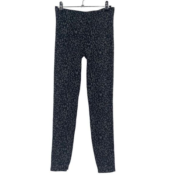 Spanx Seamless Leggings in Dark Leopard Animal Print Medium - Picture 1 of 7